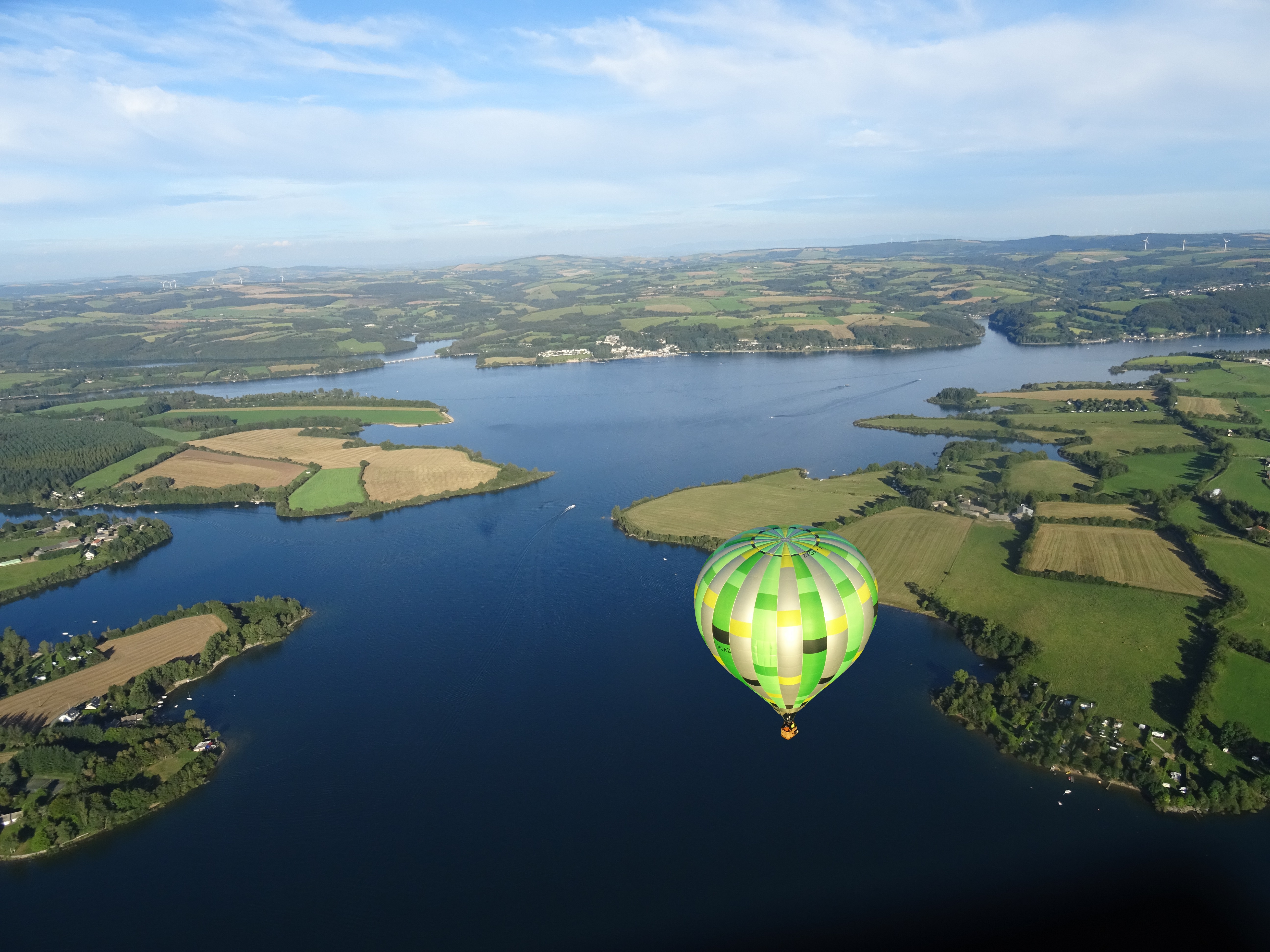 Cadeau de noël vol en montgolfière dans l'Aveyron